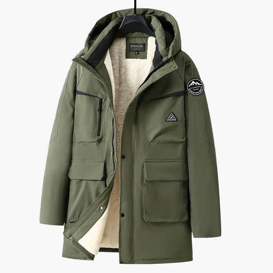 Herren Winter Parka Outdoorjacke mit Kapuze – Großer Komfort für Outdoor und Alltag