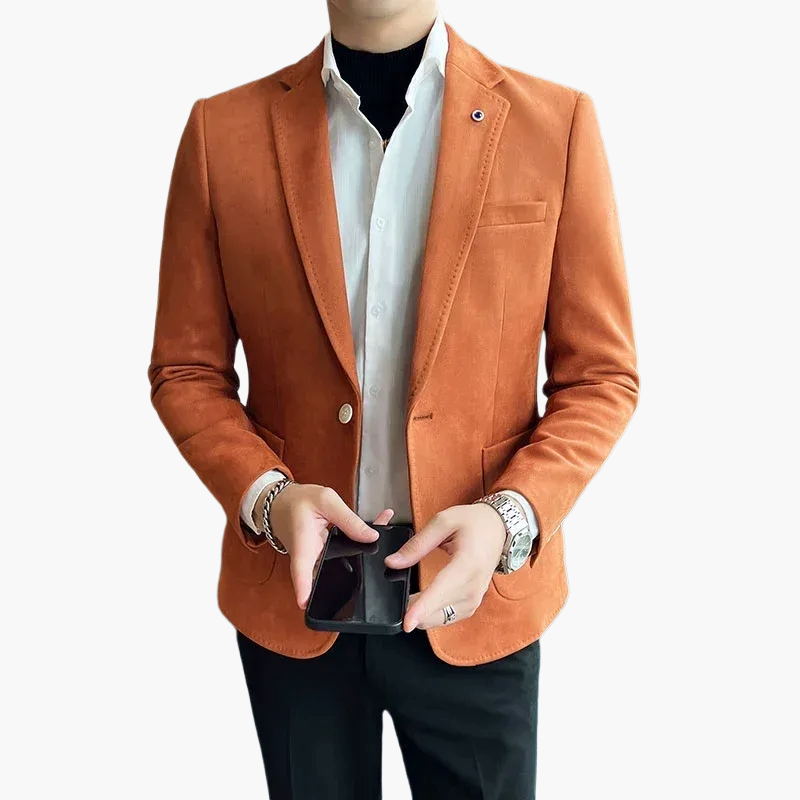 Men's Business Casual Blazer Modern Slim Fit Jacket for Office and Events