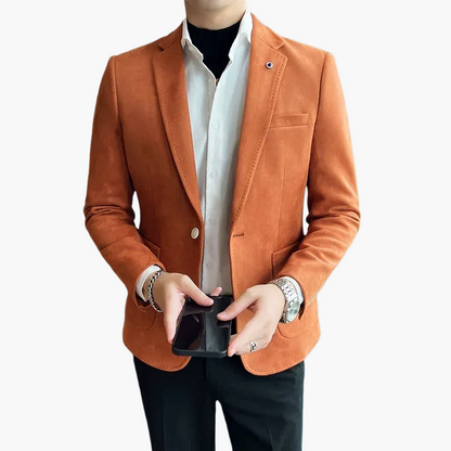 Men's Business Casual Blazer Modern Slim Fit Jacket for Office and Events