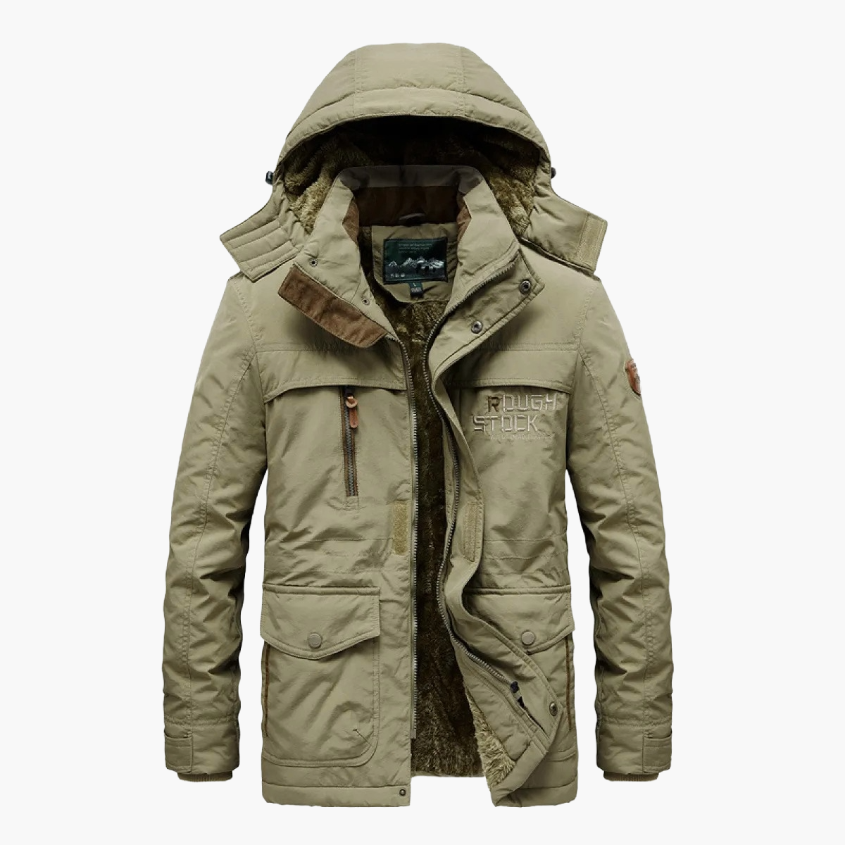 Herren Winter Outdoor Parka Jacke mit Kapuze – Robuster Freizeitstil für kalte Tage
