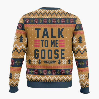 Unisex Weihnachtspullover mit Gans-Motiv und lustigem Spruch – Ugly Christmas Sweater für Damen und Herren