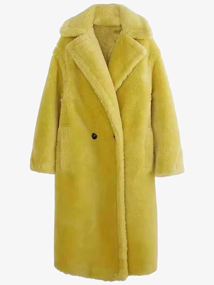 Damen Langer Oversize Mantel – Modischer Wintermantel für Alltag & Freizeit