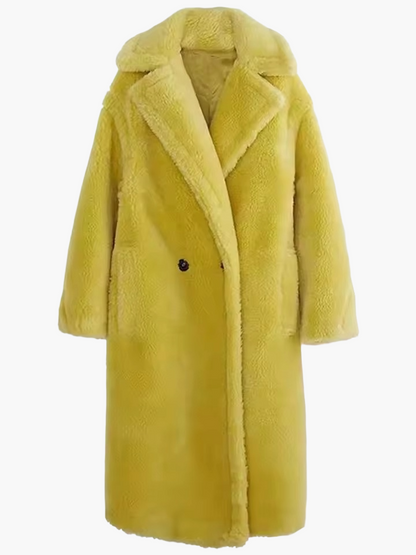 Damen Langer Oversize Mantel – Modischer Wintermantel für Alltag & Freizeit