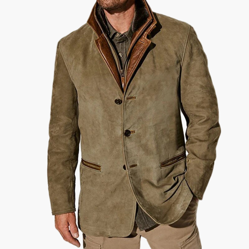 Men's Vintage Casual Jacket Classic – Stylish Transitional Jacket for Everyday and Business