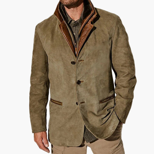 Men's Vintage Casual Jacket Classic – Stylish Transitional Jacket for Everyday and Business