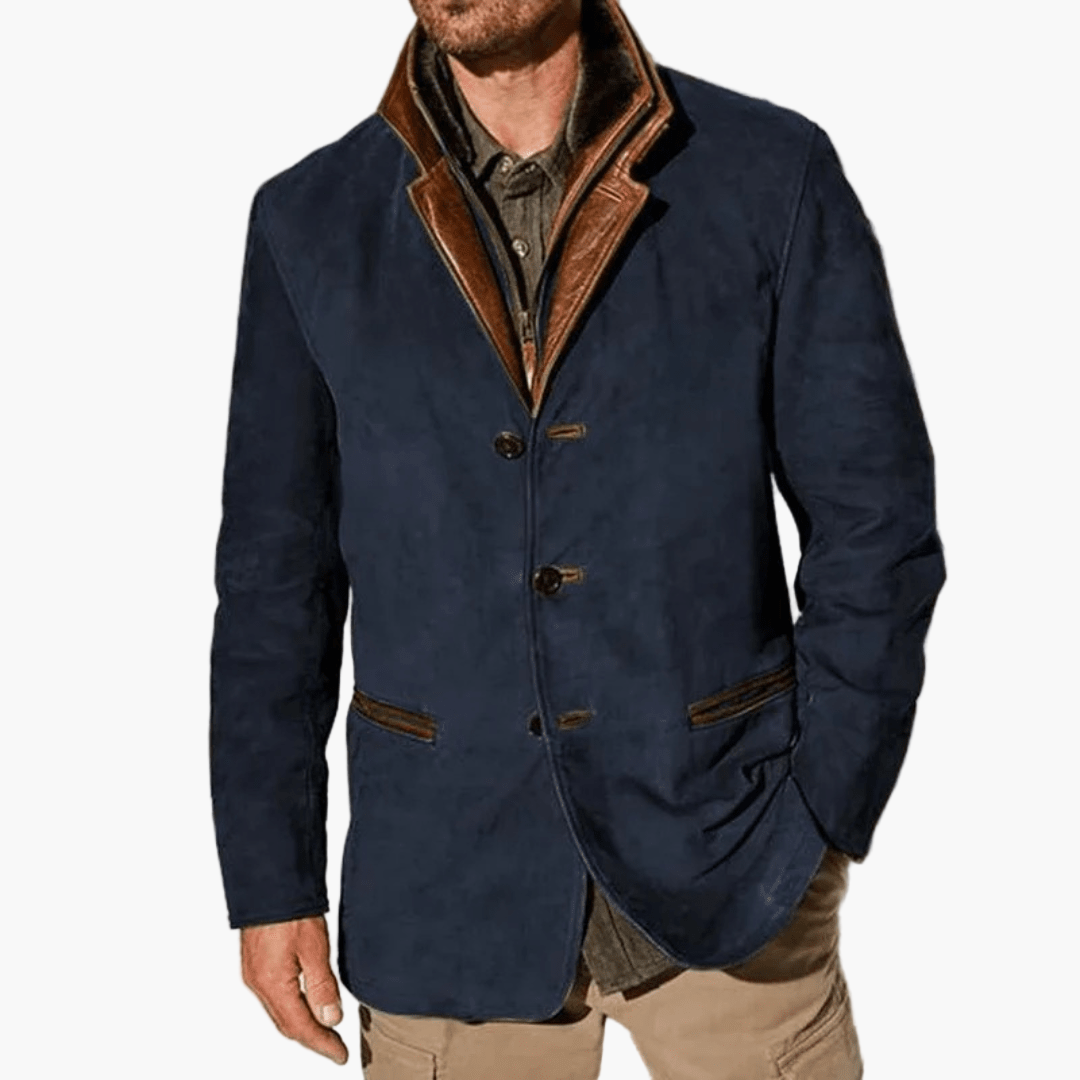 Men's Vintage Casual Jacket Classic – Stylish Transitional Jacket for Everyday and Business