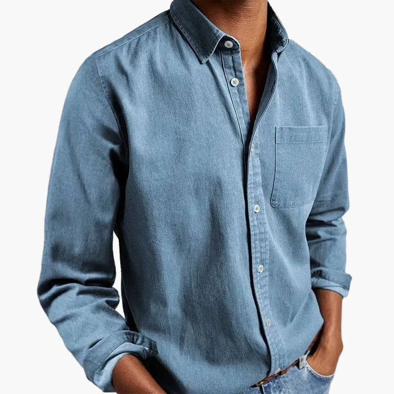 Men's Casual Shirt – Classic Style & Versatile Look for Everyday and Office