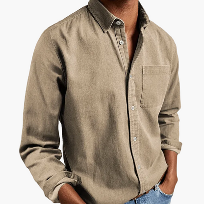 Men's Casual Shirt – Classic Style & Versatile Look for Everyday and Office