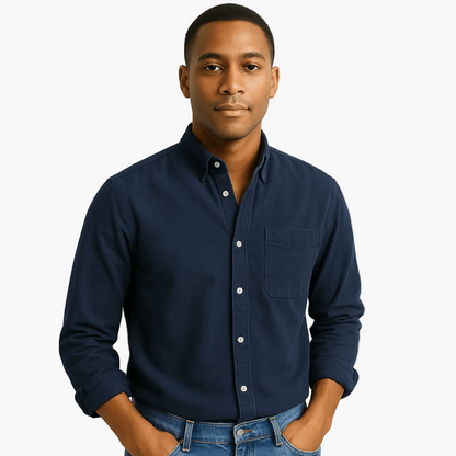 Men's Casual Shirt – Classic Style & Versatile Look for Everyday and Office