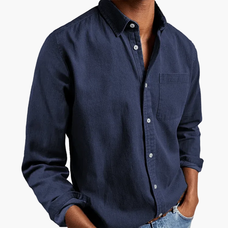 Men's Casual Shirt – Classic Style & Versatile Look for Everyday and Office