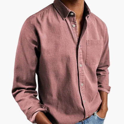 Men's Casual Shirt – Classic Style & Versatile Look for Everyday and Office