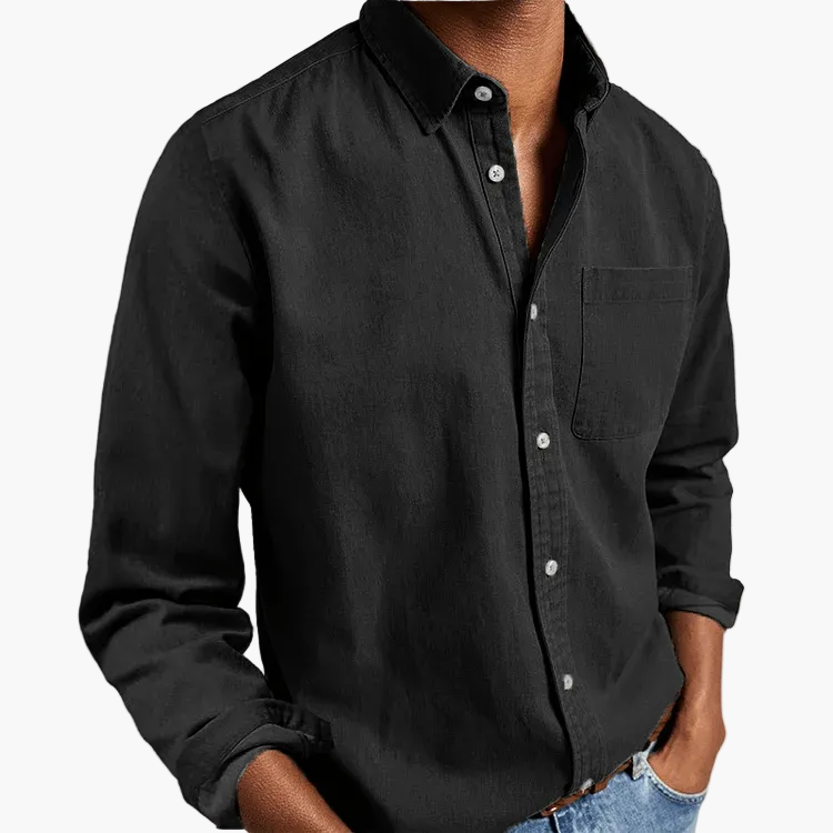 Men's Casual Shirt – Classic Style & Versatile Look for Everyday and Office