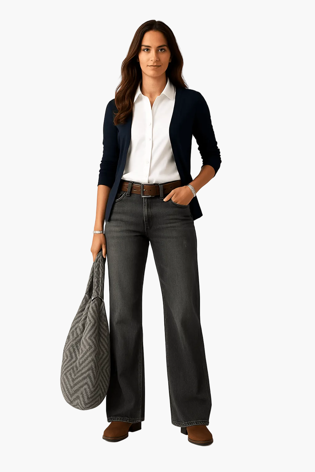 Women's wide-leg trousers for everyday and office – stylish casual pants with modern cut