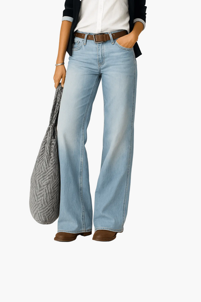 Women's wide-leg trousers for everyday and office – stylish casual pants with modern cut