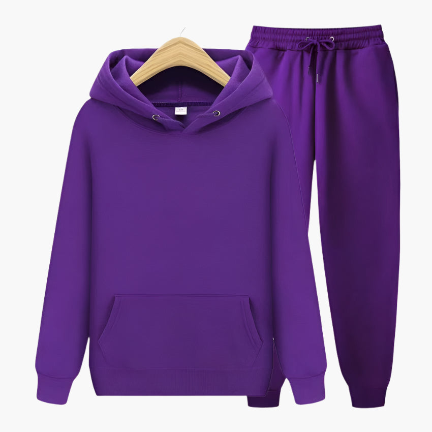 Men's Casual Home Suit Set – Hoodie & Jogging Pants for Sports and Relaxation
