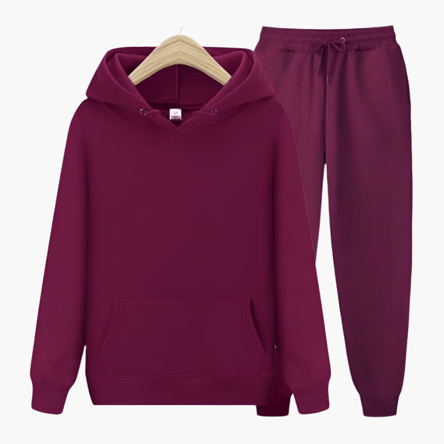 Men's Casual Home Suit Set – Hoodie & Jogging Pants for Sports and Relaxation