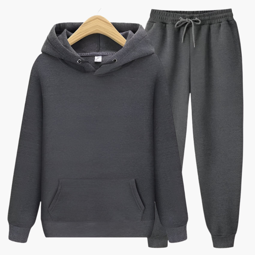 Men's Casual Home Suit Set – Hoodie & Jogging Pants for Sports and Relaxation
