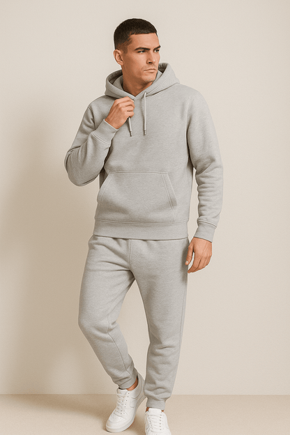 Men's Casual Home Suit Set – Hoodie & Jogging Pants for Sports and Relaxation