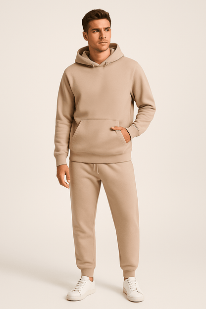 Men's Casual Home Suit Set – Hoodie & Jogging Pants for Sports and Relaxation
