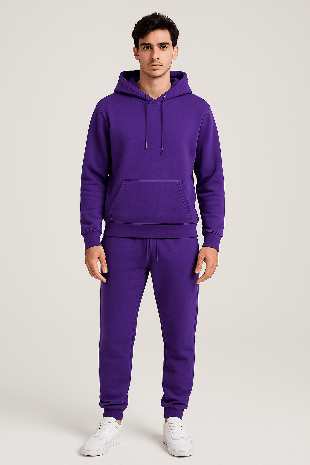 Men's Casual Home Suit Set – Hoodie & Jogging Pants for Sports and Relaxation