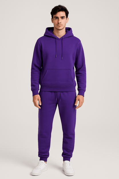 Men's Casual Home Suit Set – Hoodie & Jogging Pants for Sports and Relaxation