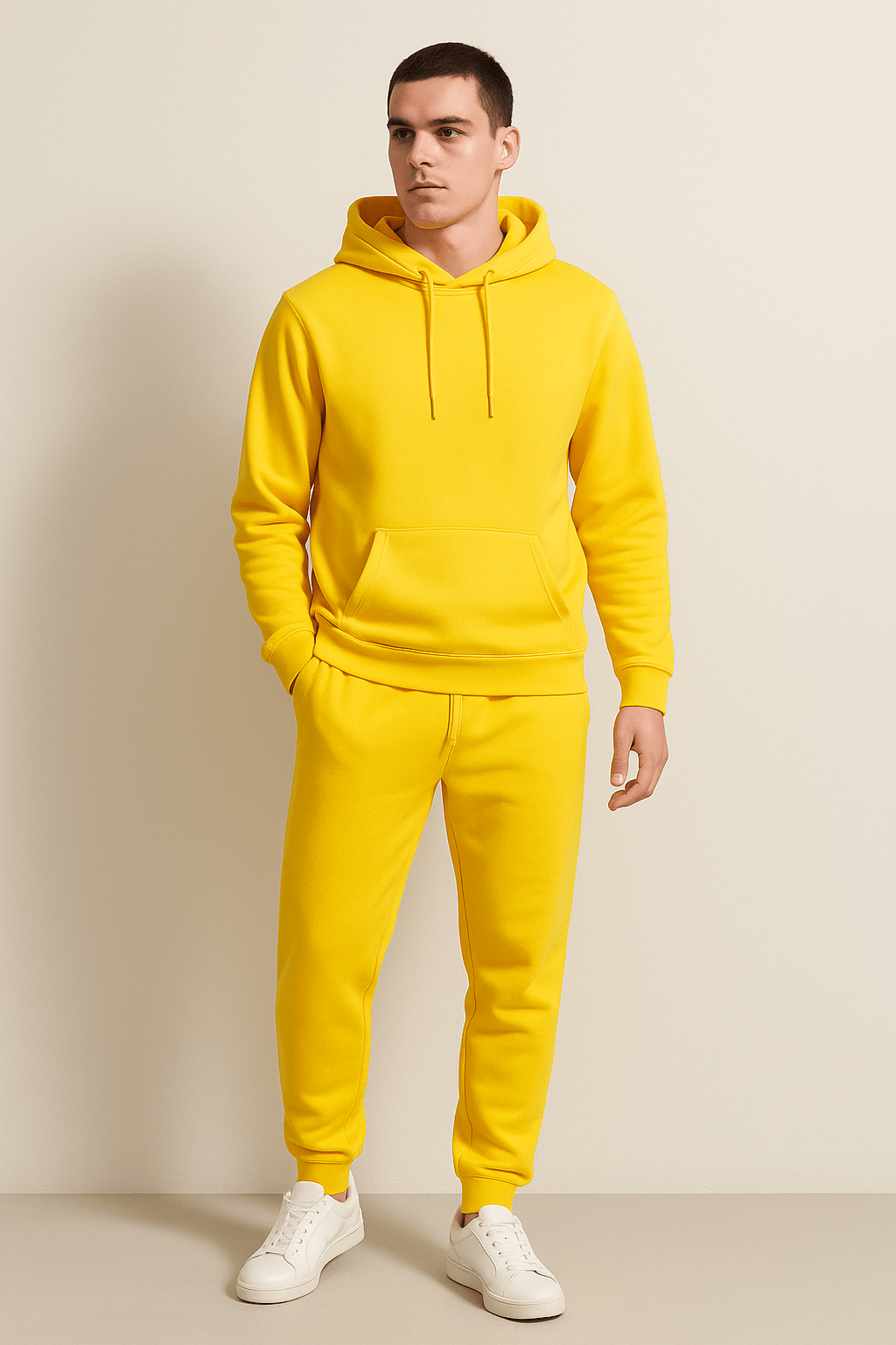 Men's Casual Home Suit Set – Hoodie & Jogging Pants for Sports and Relaxation