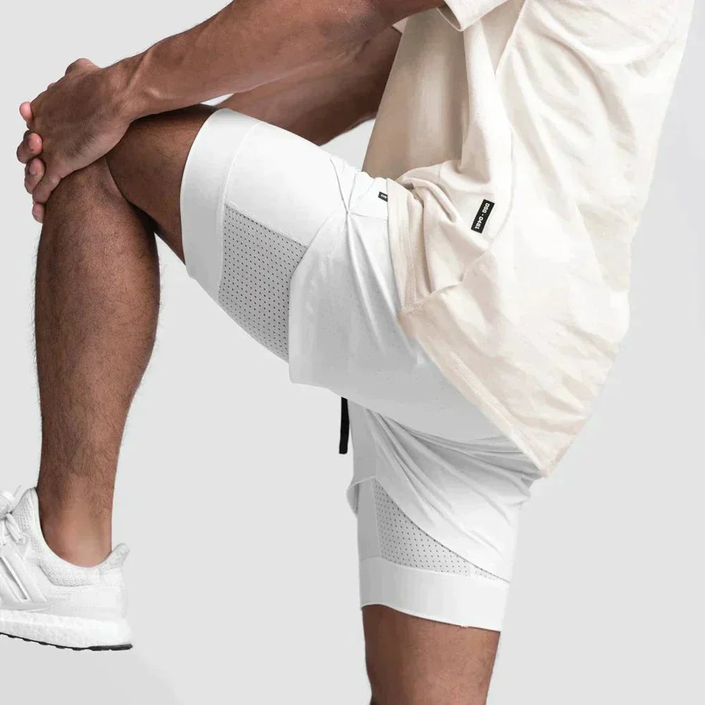 Men's Exercise and Running Shorts – Athletic, Contemporary, Versatile for Workouts & Leisure