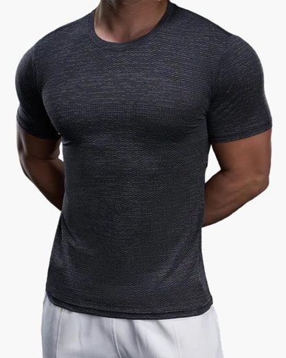 Men's Exercise Shirt Slim Fit Athletic – Training Shirt for Gym & Leisure