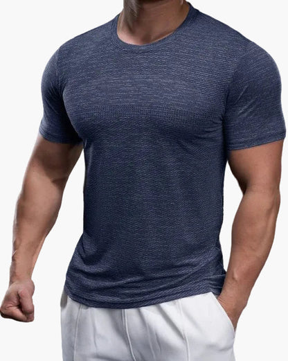 Men's Exercise Shirt Slim Fit Athletic – Training Shirt for Gym & Leisure