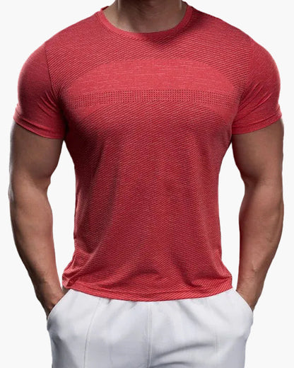Men's Exercise Shirt Slim Fit Athletic – Training Shirt for Gym & Leisure