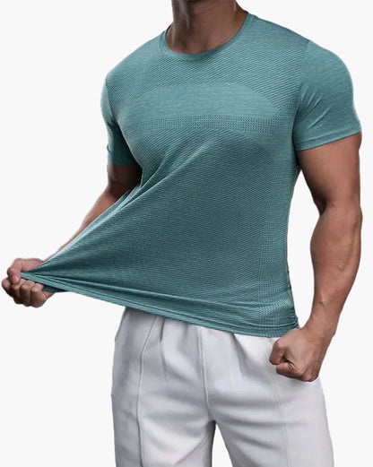 Men's Exercise Shirt Slim Fit Athletic – Training Shirt for Gym & Leisure