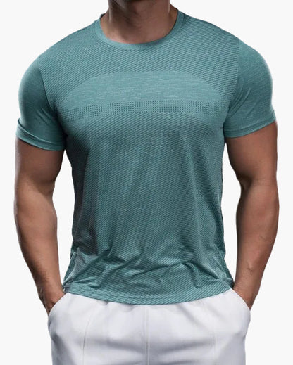 Men's Exercise Shirt Slim Fit Athletic – Training Shirt for Gym & Leisure