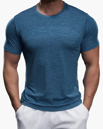 Men's Exercise Shirt Slim Fit Athletic – Training Shirt for Gym & Leisure