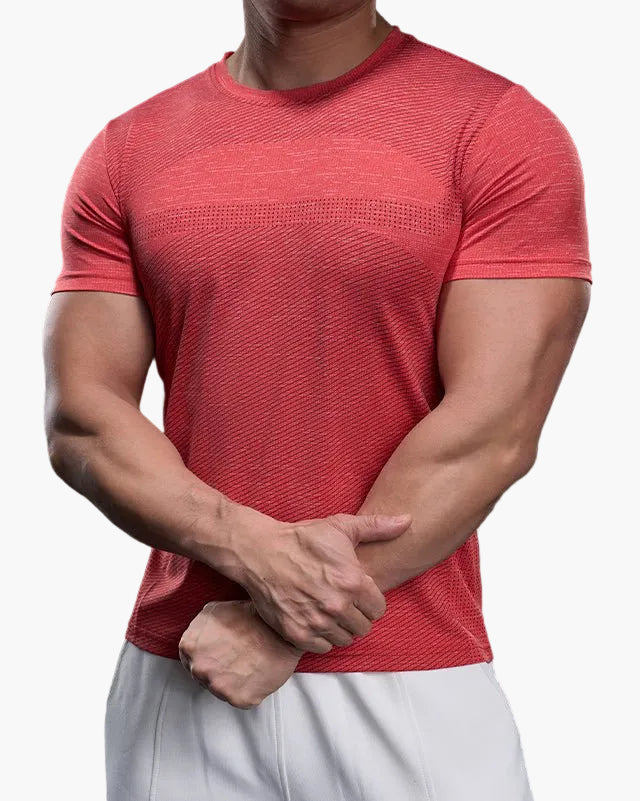 Men's Exercise Shirt Slim Fit Athletic – Training Shirt for Gym & Leisure