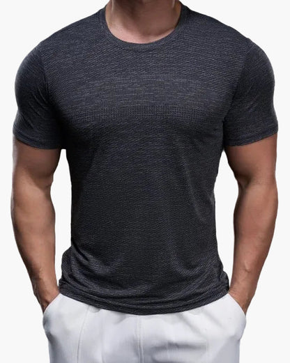 Men's Exercise Shirt Slim Fit Athletic – Training Shirt for Gym & Leisure