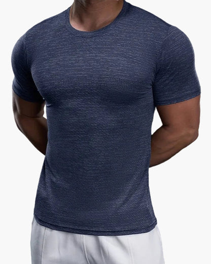 Men's Exercise Shirt Slim Fit Athletic – Training Shirt for Gym & Leisure