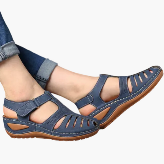 Damen Orthopädische Römersandalen Komfort Alltagsschuhe für Freizeit & Spaziergänge