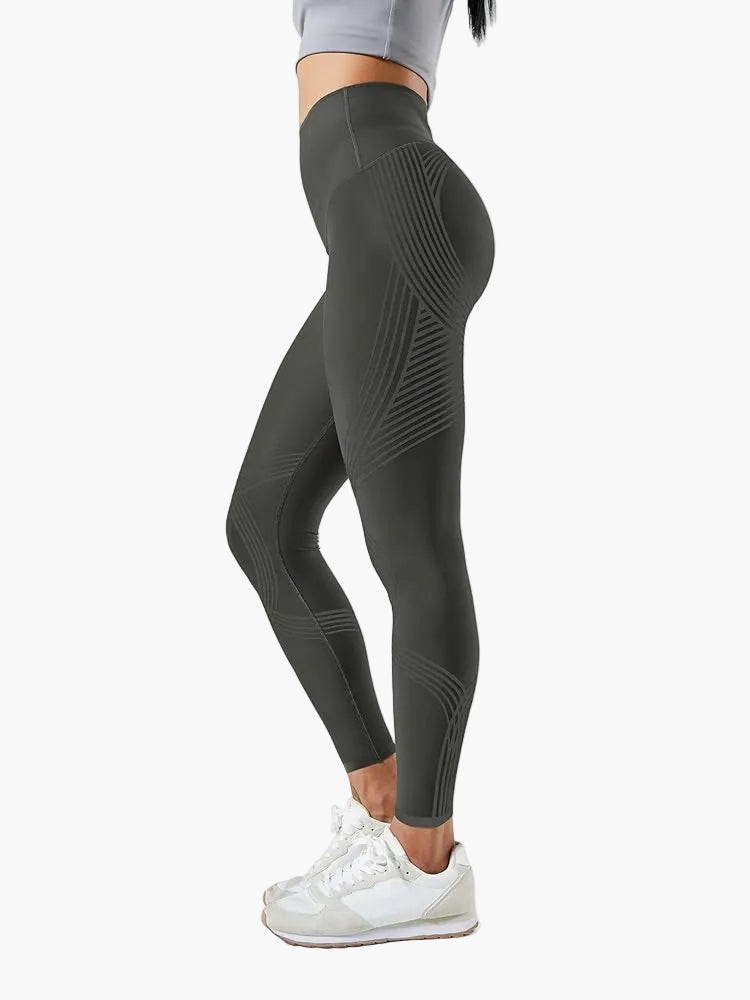 Women's Seamless Tights with Anti-Cellulite Effect – Figure-Shaping Sports and Exercise Pants