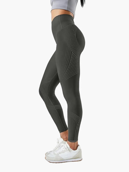 Women's Seamless Tights with Anti-Cellulite Effect – Figure-Shaping Sports and Exercise Pants