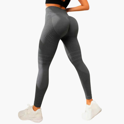 Women's Seamless Tights with Anti-Cellulite Effect – Figure-Shaping Sports and Exercise Pants