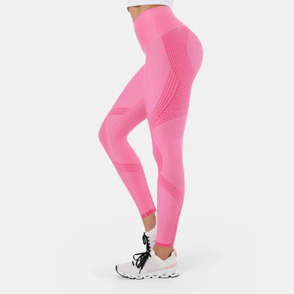 Women's Seamless Tights with Anti-Cellulite Effect – Figure-Shaping Sports and Exercise Pants