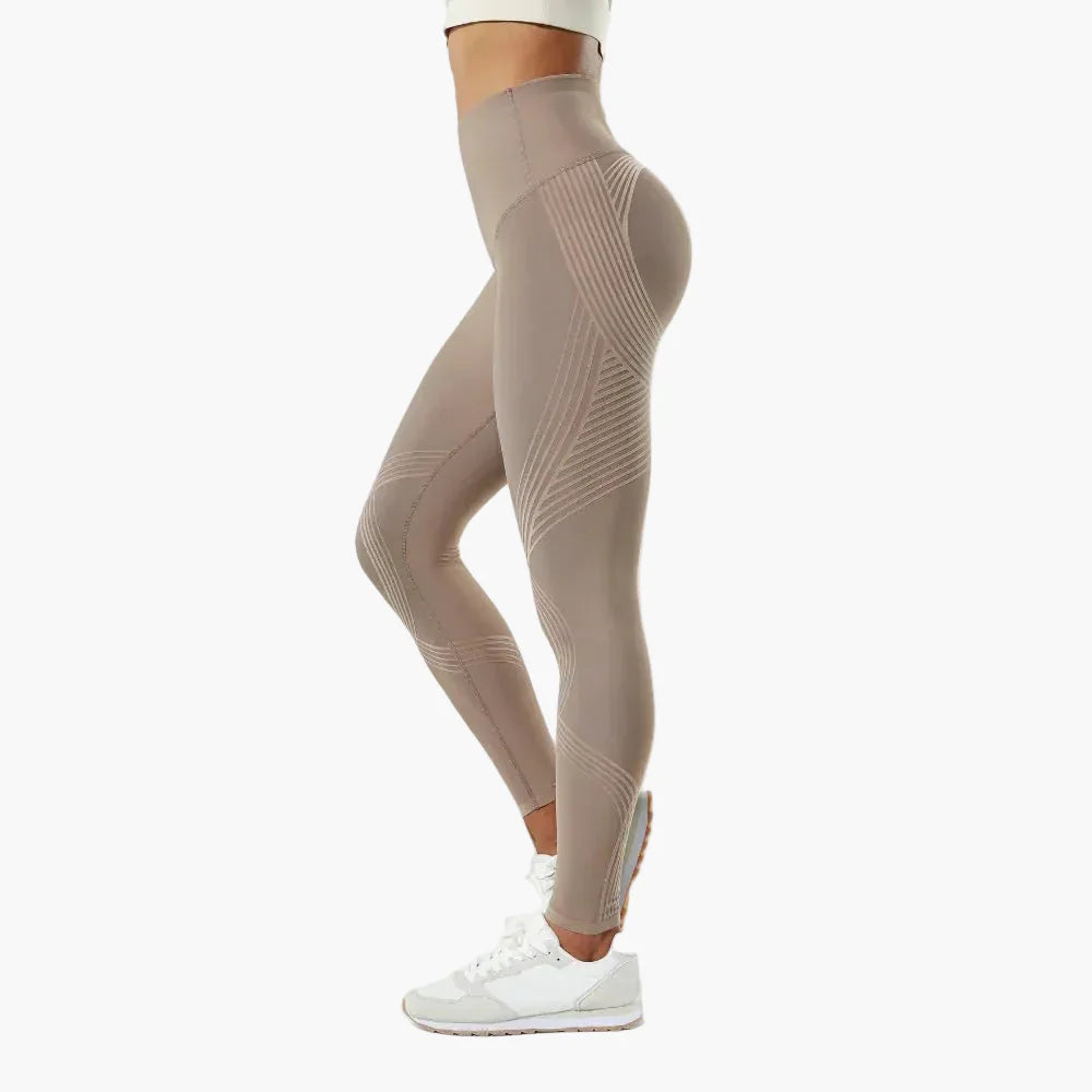 Women's Seamless Tights with Anti-Cellulite Effect – Figure-Shaping Sports and Exercise Pants