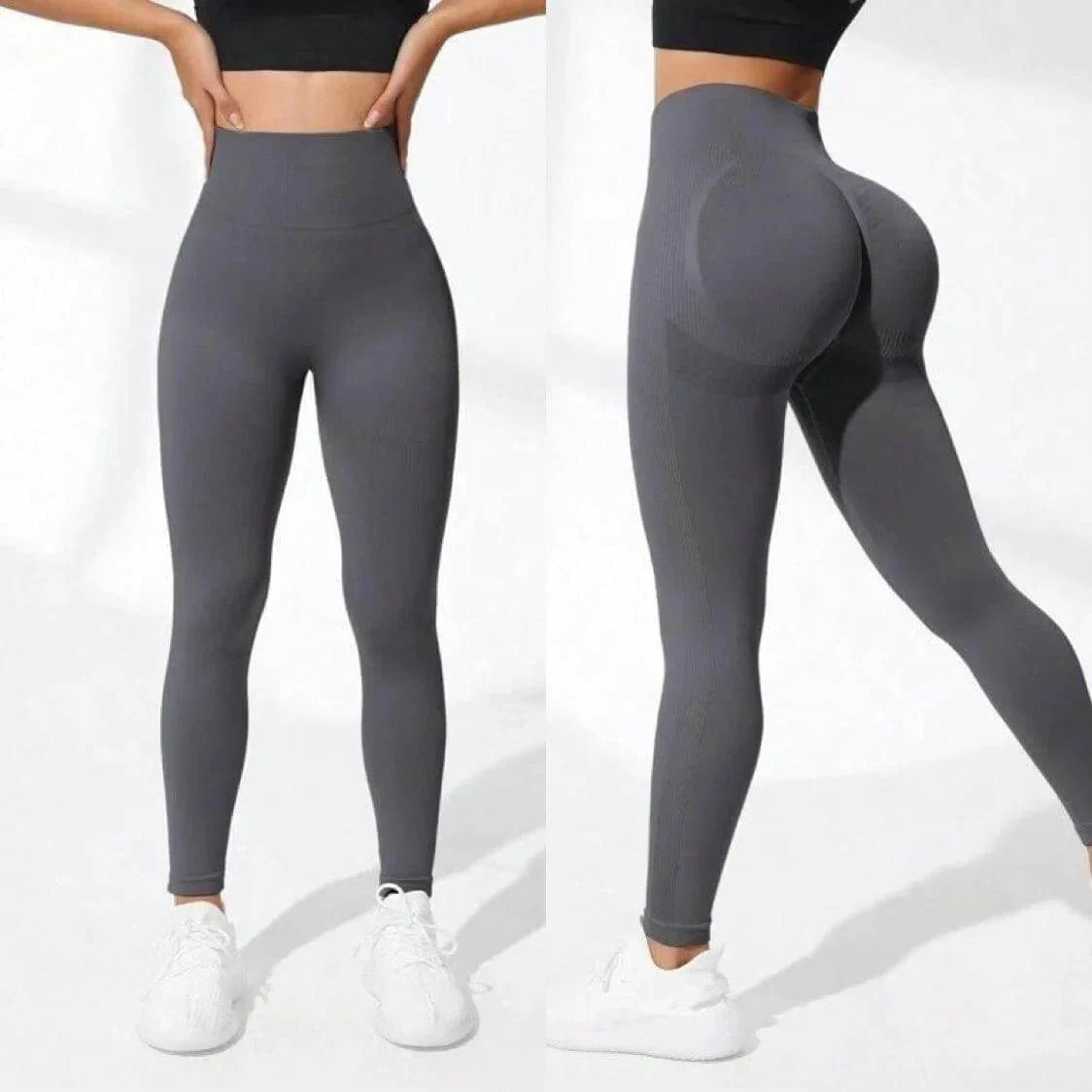 Women's Seamless High Waist Lift-Up Trousers for Exercise & Everyday Use