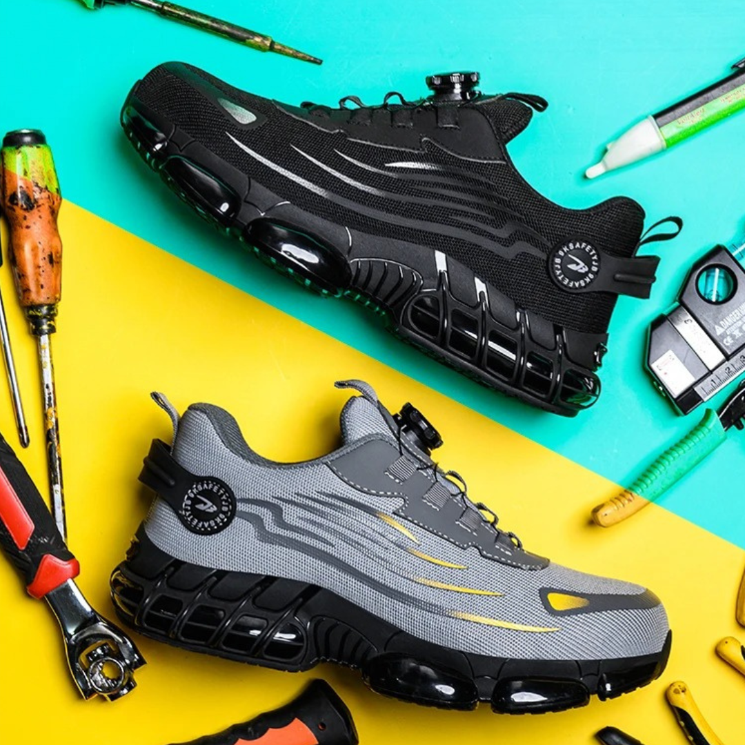 Men's Safety Sneakers Sporty Work Shoe for Everyday and Leisure Use
