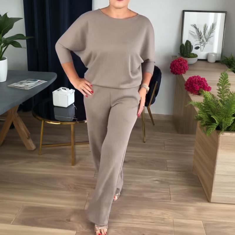 Women's 3-Piece Elegant Business Casual Set – Suit with Blazer, Shirt, and Pants for Office & Everyday