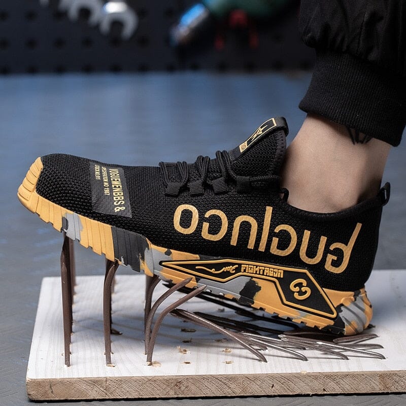 Men's Work Sneakers Safety Shoe Sporty Style for Work and Leisure