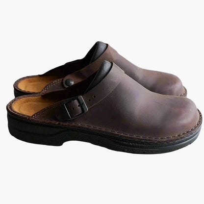 Men's Comfort Clogs with Buckle Strap – Everyday & Leisure Slip-Ons
