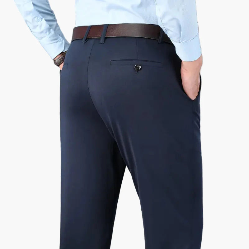 Men's Stretch Business Pants – Elegant, Flexible Suit Pants for Office & Leisure