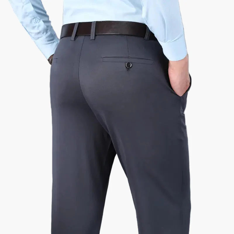 Men's Stretch Business Pants – Elegant, Flexible Suit Pants for Office & Leisure