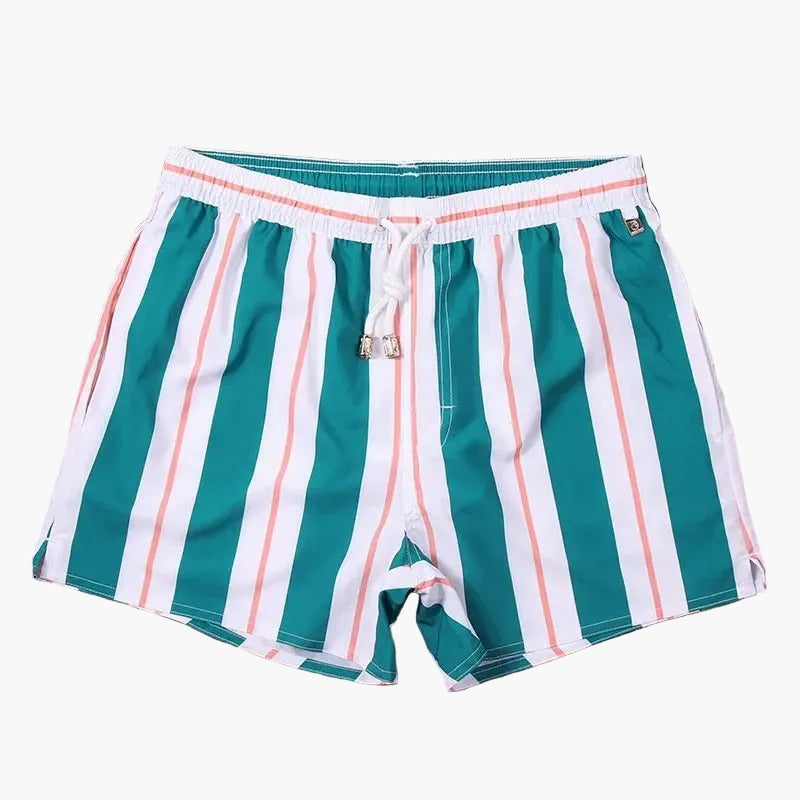 Herren Badeshorts mit Streifen – Modische Schwimmshorts für Strand und Freizeit